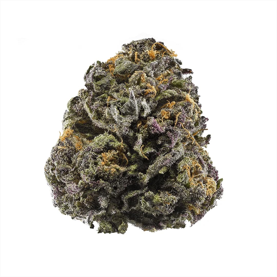 Illustrative cannabis photo from Leafly; not a verified Purple Thai specimen
