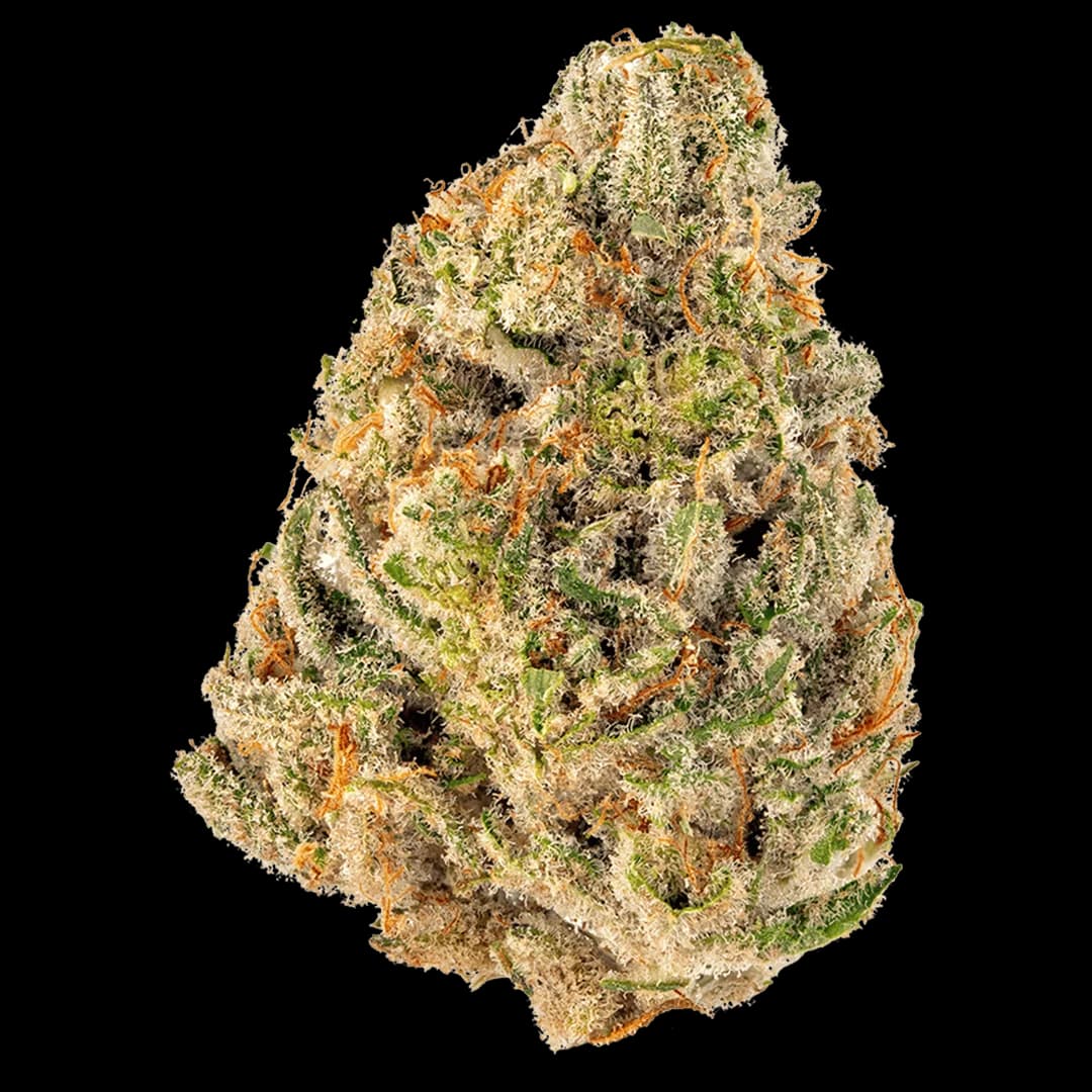 Illustrative cannabis photo from Leafly; not a verified SinMint Cookies specimen